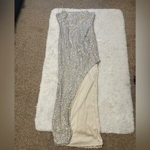 Elegant Sequin Evening Gown
